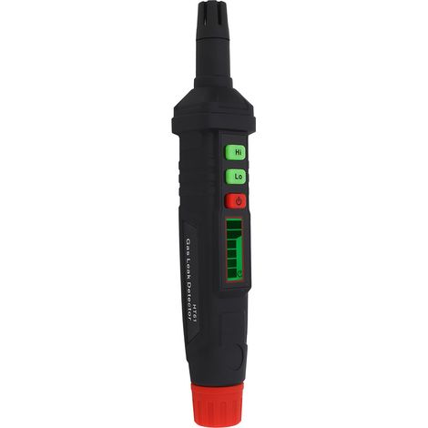 Détecteur de fuite de gaz portable avec alarme sonore et lumineuse, sensible, pour gaz combustible, idéal pour maison, industrie et canalisations. (1/5)