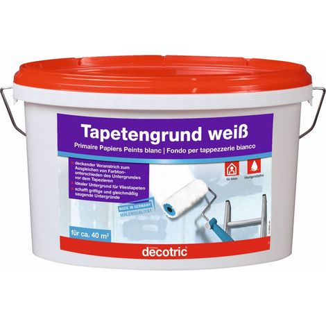 Decotric Tapetengrund 5 L weiß Grundierungen (1/2)
