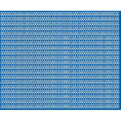 Adesivi a forma di freccia, 4x8 mm, 1160 pezzi, blu lucidi.