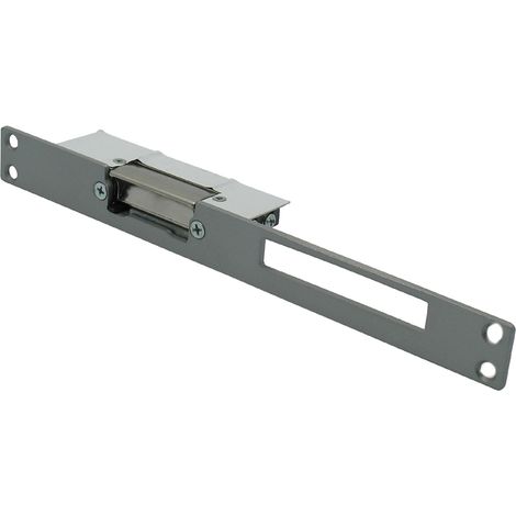 Avidsen – Gâche électrique têtière longue 250mm à encastrer – Levier de déblocage – Compatible portes à droite et à gauche – 12V 0,5A