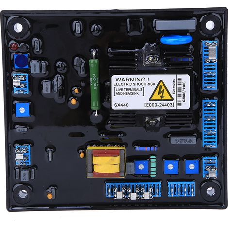 TOPINCN SX440 AVR Regolatore automatico di tensione per generatori brushless, gestione affidabile dell'energia per gli appassionati di generatori brushless