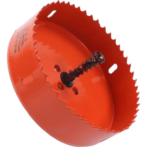Scie cloche bimétallique en acier rapide avec foret central pour bois et plastique 4-29/32 po (125 mm) (1/5)
