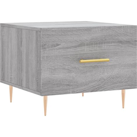 Maison Exclusive - Couchtisch Grau Sonoma 50x50x40 cm Holzwerksto