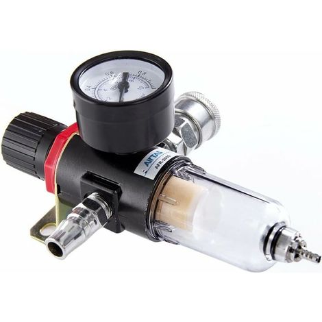 Filtre régulateur pour air comprimé 1/4" - Anti-humidité - Lubrificateur (1/4)