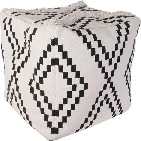 Lot de 2 Poufs - HOME DECO FACTORY - Mirage - Berbères - Ultra-confortables (1/4)