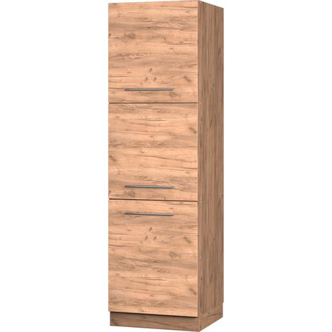 Armario para horno empotrado Fame-Line, Roble dorado, 60 cm, Vicco