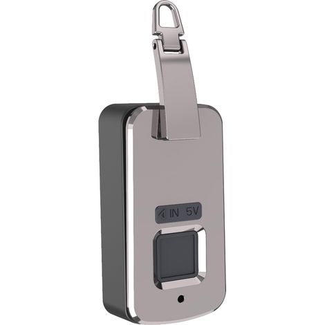 Mini cadenas intelligent portable à empreinte digitale pour valise, sac à dos et sac à main (1/2)