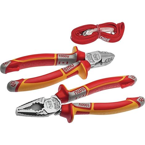 NWS 860-2VDE JUEGO ALICATE UNIVERSAL VDE COMBIMAX 180 + ALICATE CORTE DIAGONAL VDE 160