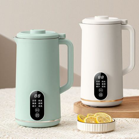 Mixeur Électrique Intelligent Multifonction avec Fonction Bouilloire et Filtre Automatique pour Maison en Blanc et ABS (1/4)