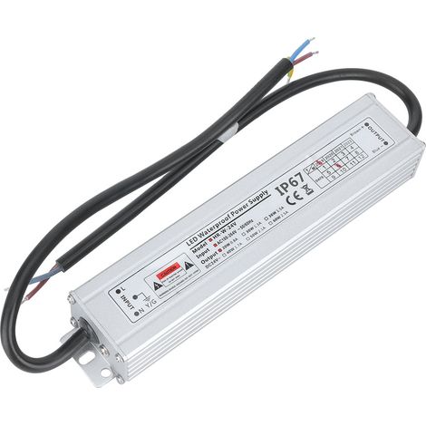 Convertisseur De Puissance Led - 24vdc 20w - Boîtier Aluminium Ip67 - Pour Éclairage Extérieur - 1 Pièce (1/5)