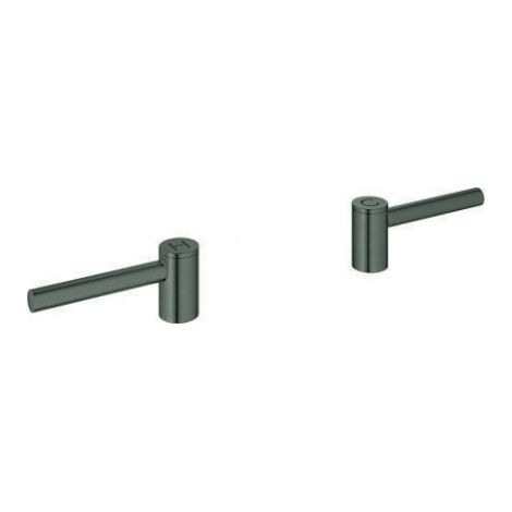 Poignée à levier GROHE Atrio 18027 2 STK graphite dur brossé (1/3)