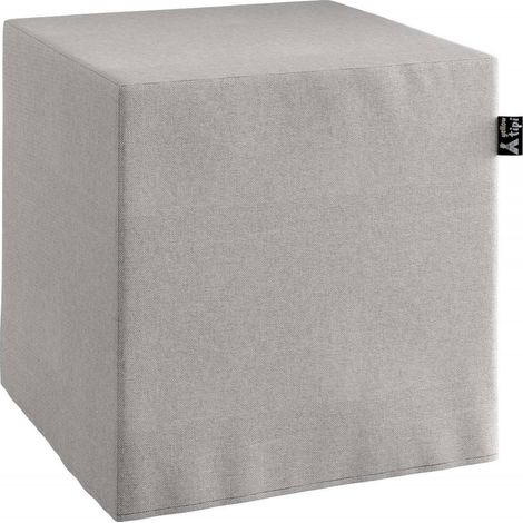 Pouf cube Lillipop - Gris Tourterelle (1/2)