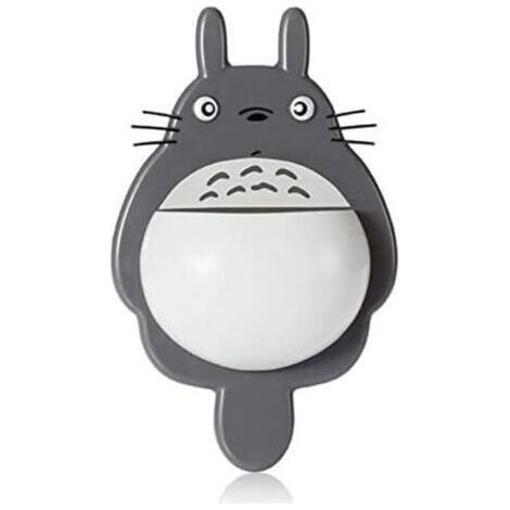 Accueil Salle de bain Totoro Brosse à dents Porte-dentifrice, Supports de rangement à ventouse et supports muraux Étagères de salle de bain (B)