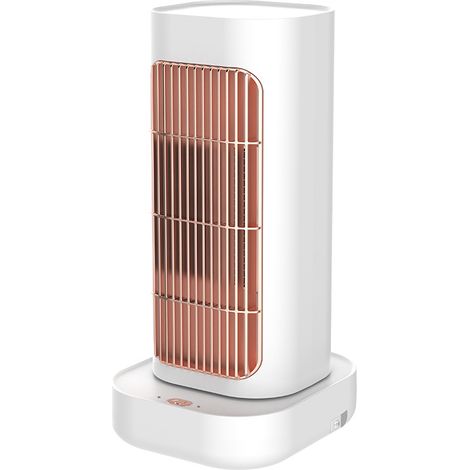 Radiateurs d'intérieur, radiateur électrique 1300 W, radiateur céramique PTC avec thermostat, oscillation à 90°, chauffage rapide et sûr pour la maison, la chambre, le bureau (blanc) (1/4)