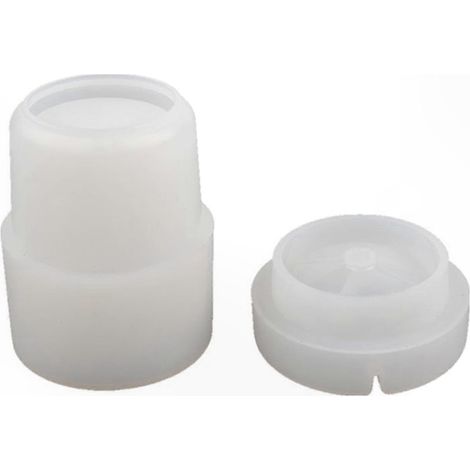 Silikonform mit 3 Fächern für Aschenbecher und Untersetzer, ideal für Schmuckherstellung und Heimdekoration, Epoxidharz, einfaches Formen, elegantes Design. (1/5)