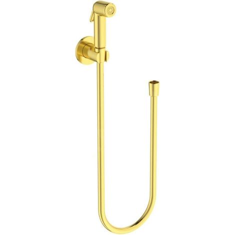Ideal Standard Idealspray - Douchette bidet avec support et flexible, or brossé B0595A2 (1/3)