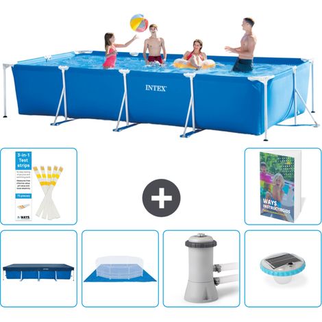 Rechteckiger Frame Pool - 450x220x84 cm - 7-teilig S74