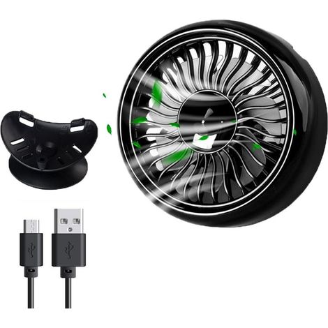 Ventilateur Voiture, Portable pour Rotatif RVB à Trois Vitesses (1/5)