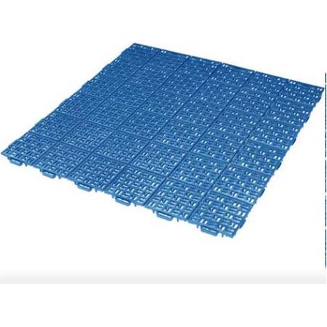 Piastrella modulare per esterno blu adreta plasticos clic quadrotte cm 33x33
