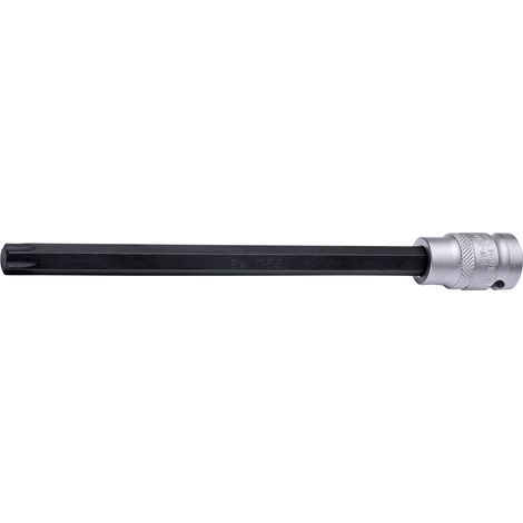 SW-Stahl 05489L Embout de tournevis, 1/2 I Profil en T I T55 x 200 mm I Embout de tournevis pour Torx I Insert hexagonal