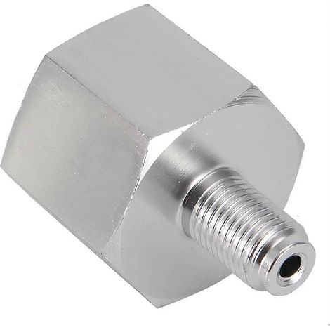 Soda Water CO2 Adapter Mini Regulator for Homebrew Beer Corny Kegs 3/8-24UNF to (1/5)