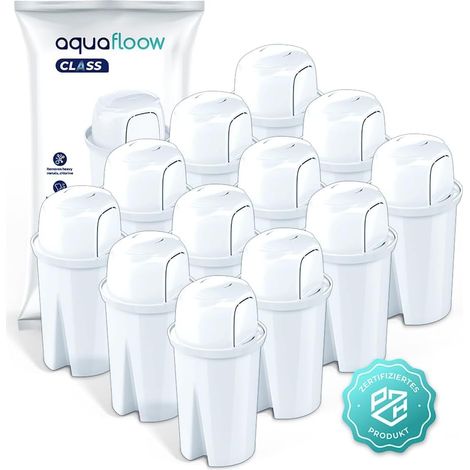 Cartouches de Filtre À Eau  Réduit du Calcaire, le Fluorure, le Chlore  Remplacement pour Aquaphor B15 Standard, Dafi Classic, Brita Classic, Laica, Les Filtres Nettoient L'eau - 12 pièces (1/5)