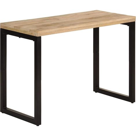 Esstisch 110x50x76 cm Massivholz Mango vidaXL (1/5)