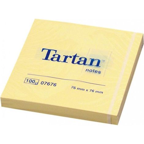 Post-It 7676 Carré Jaune 100 feuilles Auto-adhésif
