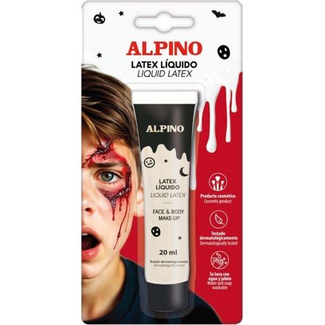 MAQUILL.ALPINO LATEX LIQUIDO 20ml. - Pack de 6 unidades