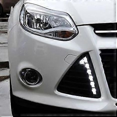 Feux de jour à LED et antibrouillards pour Ford Focus 3 MK3 2012-2014