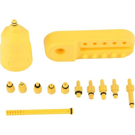 Kit de Purge Frein Hydraulique Vélo, Outil de Saignement pour Freins à Disque, Joints Nylon Purgeur (1/5)