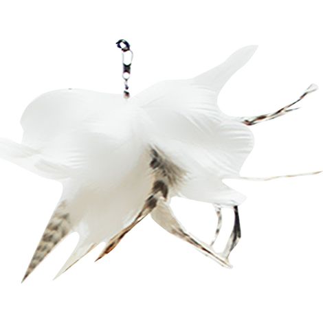Jouet Teaser pour chat, chaton interactif amusant, réduit l'ennui, avec plume et cloche, fournitures pour animaux de compagnie, tête de remplacement moelleuse (1/5)