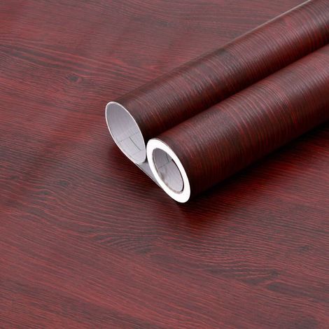 Papier Adhésif pour Meuble,60x500cm Bois papier peint Vinyle Autocollant Film Pour Décorer des Meubles Armoires Comptoirs Cuisines,A (1/4)