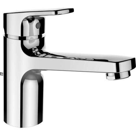Laufen Citypro - Grifo monomando de lavabo, con desagüe, cromo HF500903100000