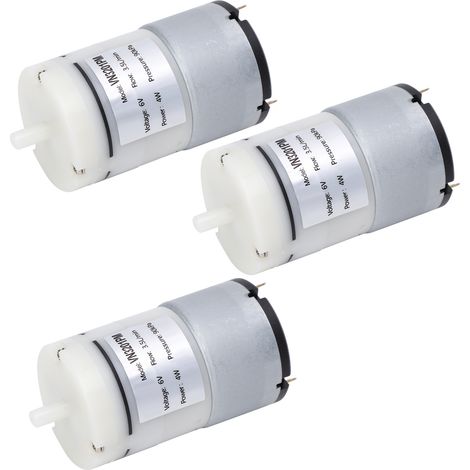 3 Stück Mikromembranpumpen-Vakuummotor für industrielle Druckluftmaschinen und -geräte, DC 6 V, VN3201PM (1/5)