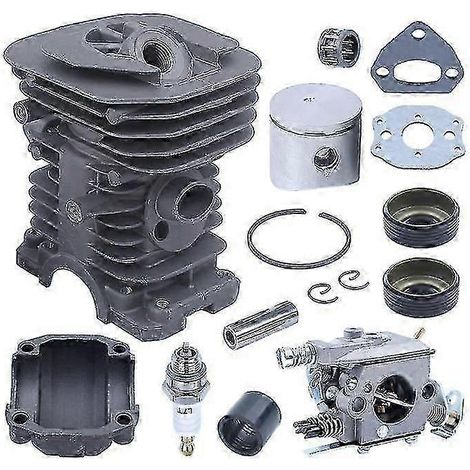 Adefol 38mm Cylinder Piston Kit Carburetor For 136 137 141 142 530071345 530071987 Chainsaw With Oil( ) (1/4)