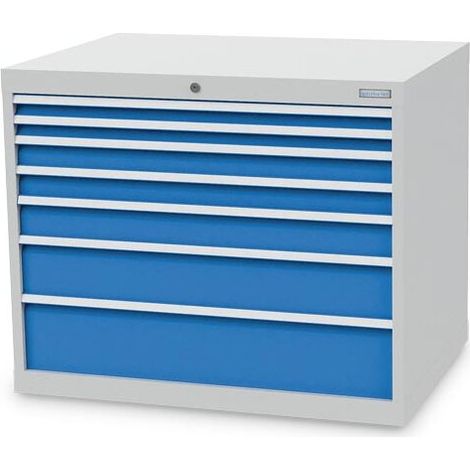 Schubladenschrank, Tiefe 736 mm, R 36-24, Schubladenanzahl: 7 Maße in mm (BxTxH): 1005 x 736 x 819 (1/3)