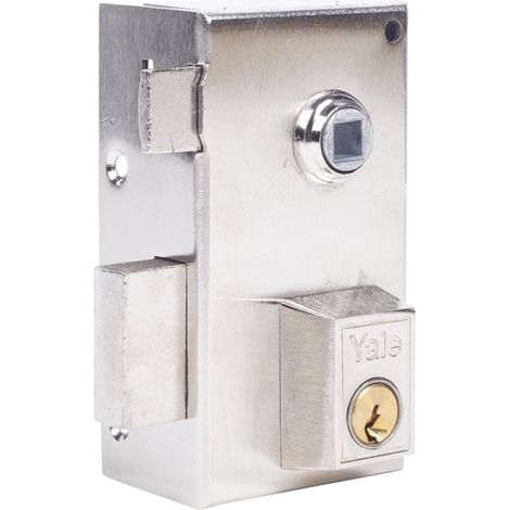 Cerradura Sobreponer 60X35Mm 56B60Ihn Hierro Niquel Picaporte/Palanca Izquierda Yale (1/2)