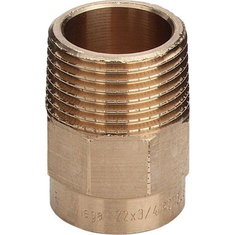 raccord de transition Viega 101398 12 mm x R 2000 /2, bronze