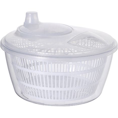 Essoreuse à légumes cuisine, panier égouttoir rotatif blanc (1/3)