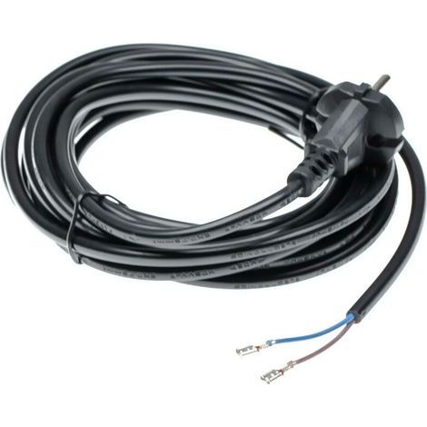 Câble électrique universel pour aspirateurs – Longueur 6 m – Compatible Kärcher, Siemens, Miele – Puissance 1000 W pour nettoyage efficace (1/2)