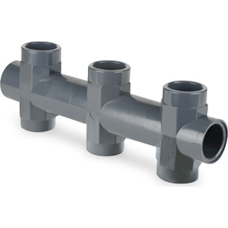 COLECTOR PVC 6 VIAS R/H 1