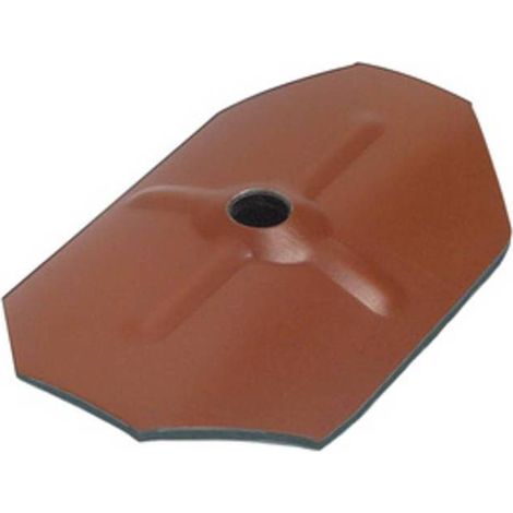 100 x RONDELLA OTTAGONALE C/ESPANSO ZN 75X50 ROSSO SIENA