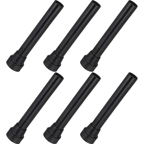 6pcs Tubes de Pied de Trampoline en Acier Inoxydable Coussin en Caoutchouc Antidérapant pour Accessoires de Trampoline, Remplacement Extérieur