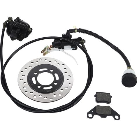 Kit de freins à disque comprenant plaquettes et disques pour motos tout-terrain, quads, VTT et karts de 50 à 250 cm³. (1/5)