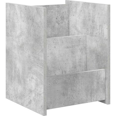 Maison Exclusive - Scaffale per riviste Grigio Concretè 35 x 35 x 45 cm