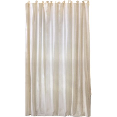 GLOUPIE Tenda Gazebo Telo Laterale da Esterno Colore Beige Dotata di Passanti e Chiusura con Laccetti 140 x 280 cm