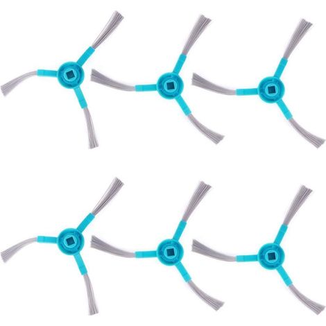Lot de 6 brosses latérales de rechange pour robot aspirateur Conga 3090. Accessoires pour robot balayeur. (1/5)