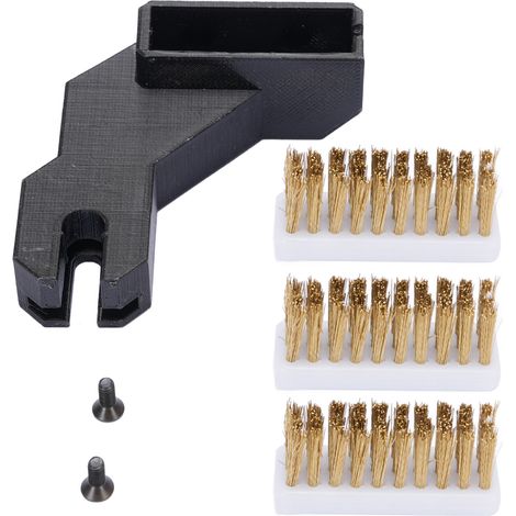Kit de Nettoyage Buse Imprimante 3D 3 Pièces Brosse Laiton Outil de Récurage avec Fixations pour Réparation (1/5)