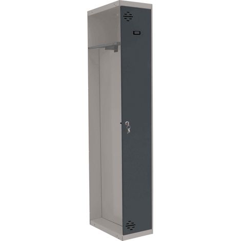 Simonrack Metall-Grauer und Weißer Schrank